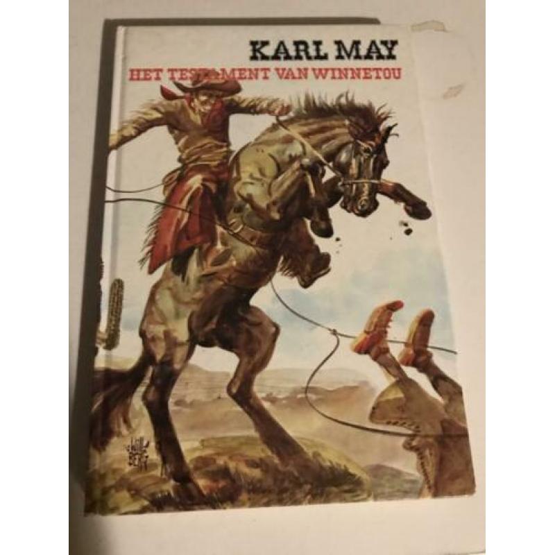 Te koop: 4 delen Karl May