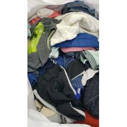 Partij tweedehands mix winter kleding  export o,45 cent kg