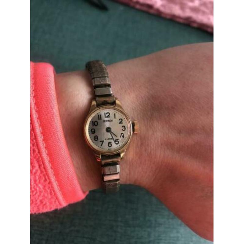 Vintage Sekonda dames horloge 17 jewels