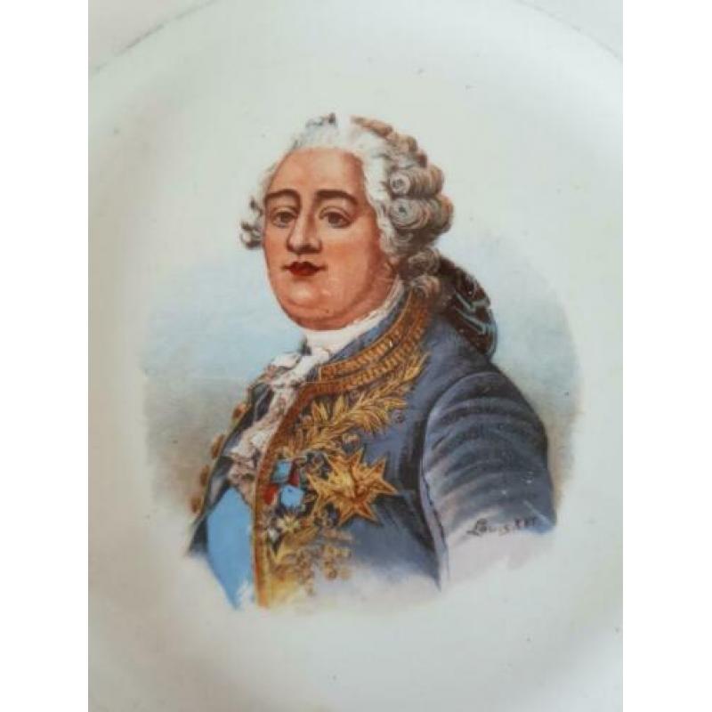 Bijzonder FRANS bordje Louis XVI Toen was geluk