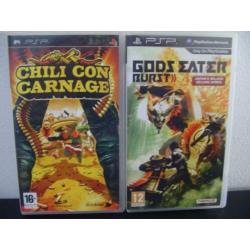 Chili Con Carnage + Gods Eater Burst *PSP* Playstation