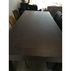 Eettafel massief eiken