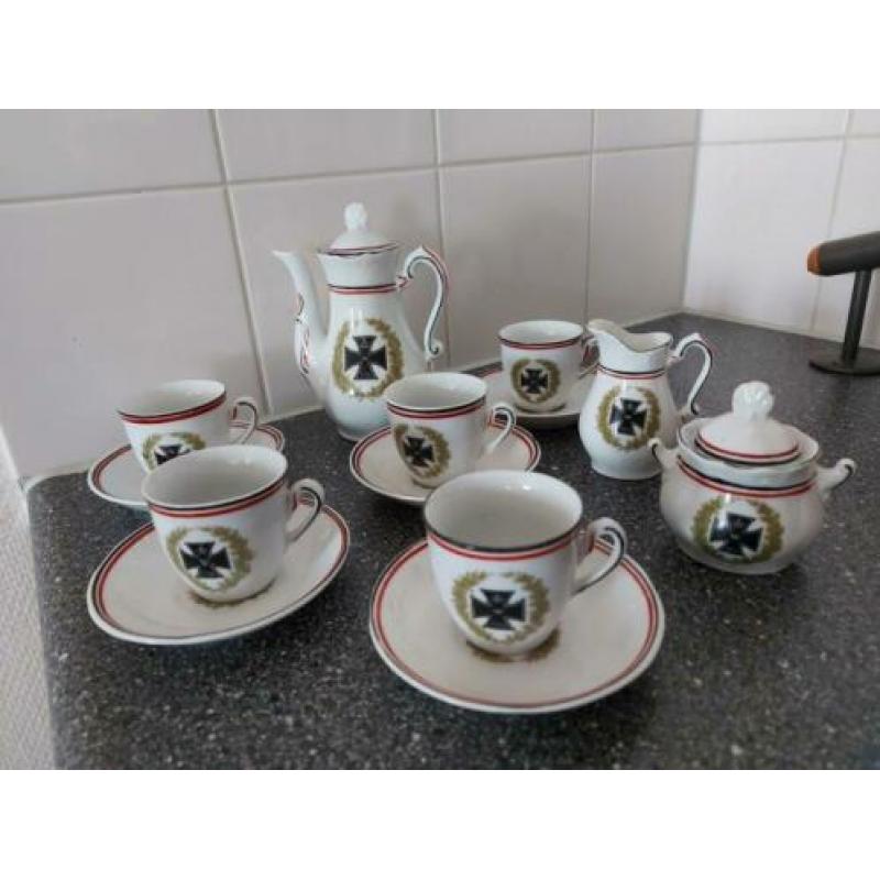 duits koffieservies uit WO 1 1914