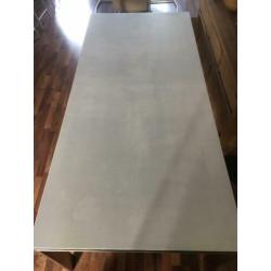 Massieve eettafel 1,00 x 2,20 m