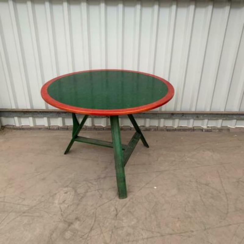 Tafel Rond Groen Inklapbaar