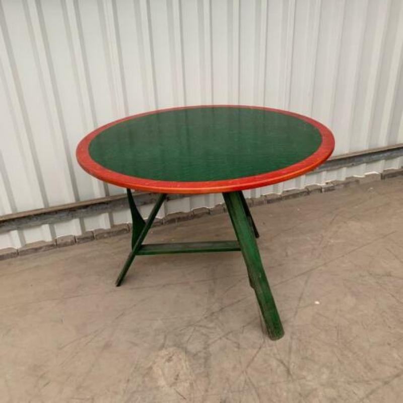 Tafel Rond Groen Inklapbaar