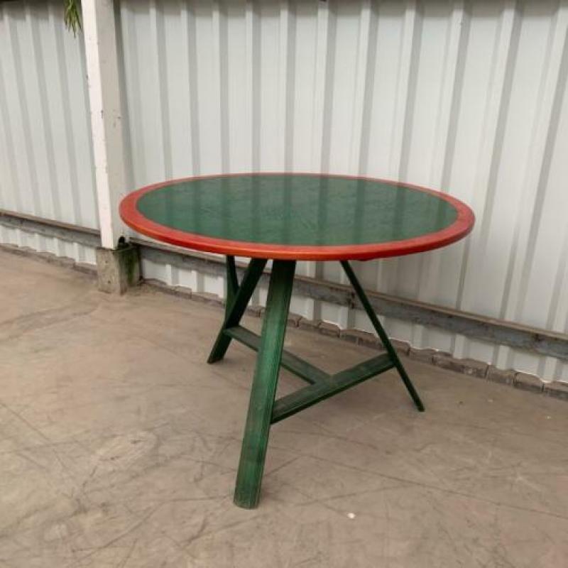 Tafel Rond Groen Inklapbaar