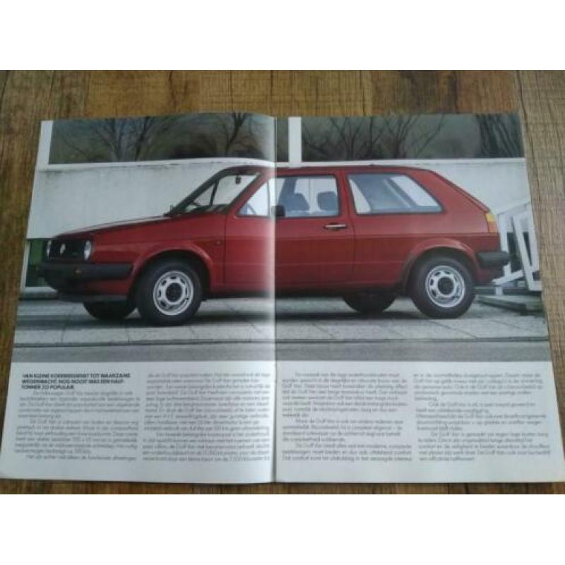 Volkswagen golf van & Passat variant van folder uit 1984