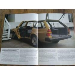 Volkswagen golf van & Passat variant van folder uit 1984