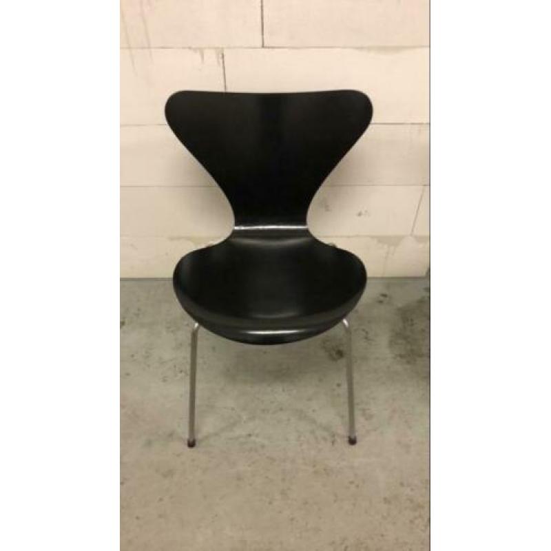 Set van 6 vlinderstoelen Fritz Hansen Arne Jacobsen 3107