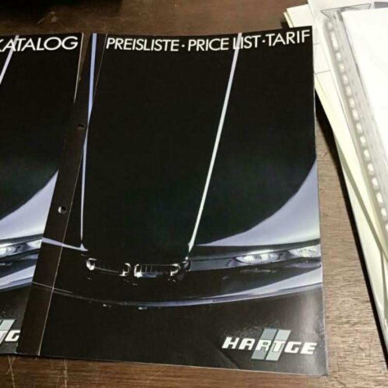 BMW Hartge cataloges prijslijst en folder