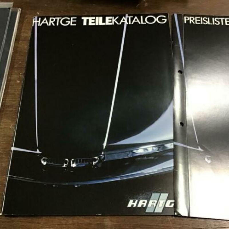 BMW Hartge cataloges prijslijst en folder