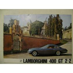 27 Lamborghini 400 GT 2+2 brochure