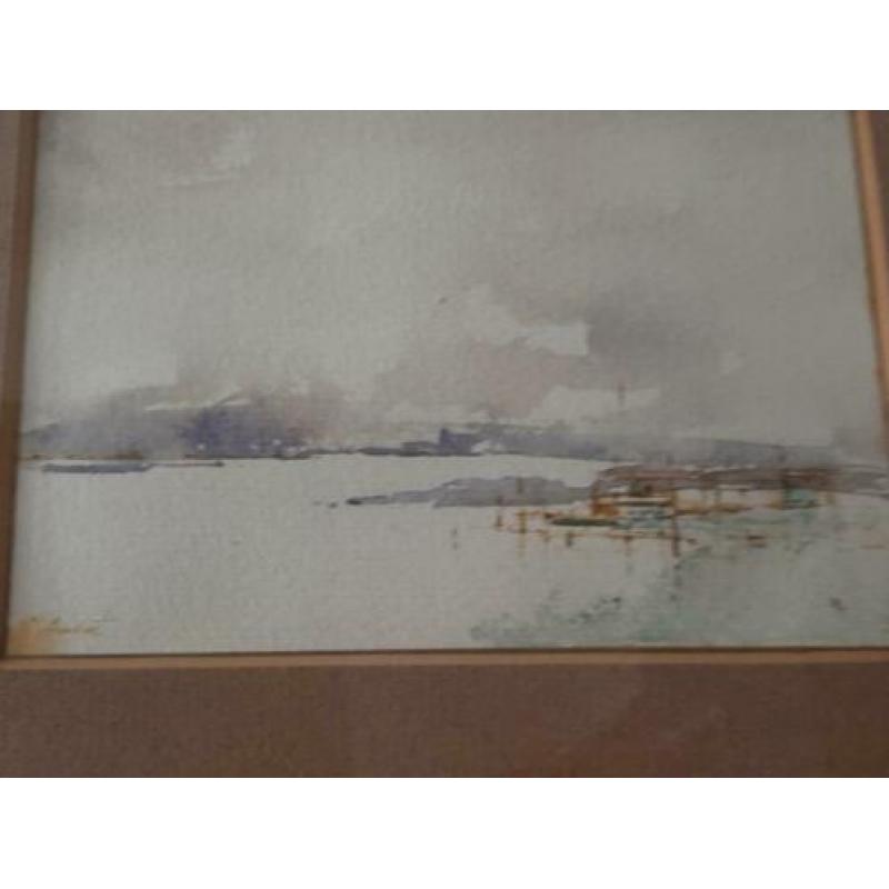 aquarel van Kees van Aalst 15x 10