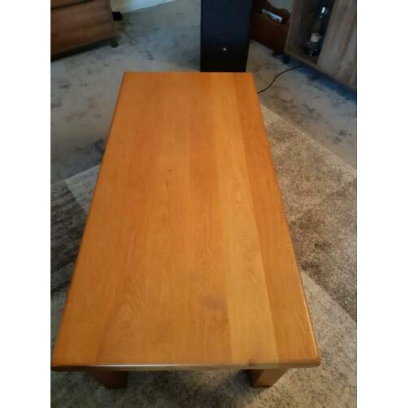 Massief Licht Eiken Salontafel met lade