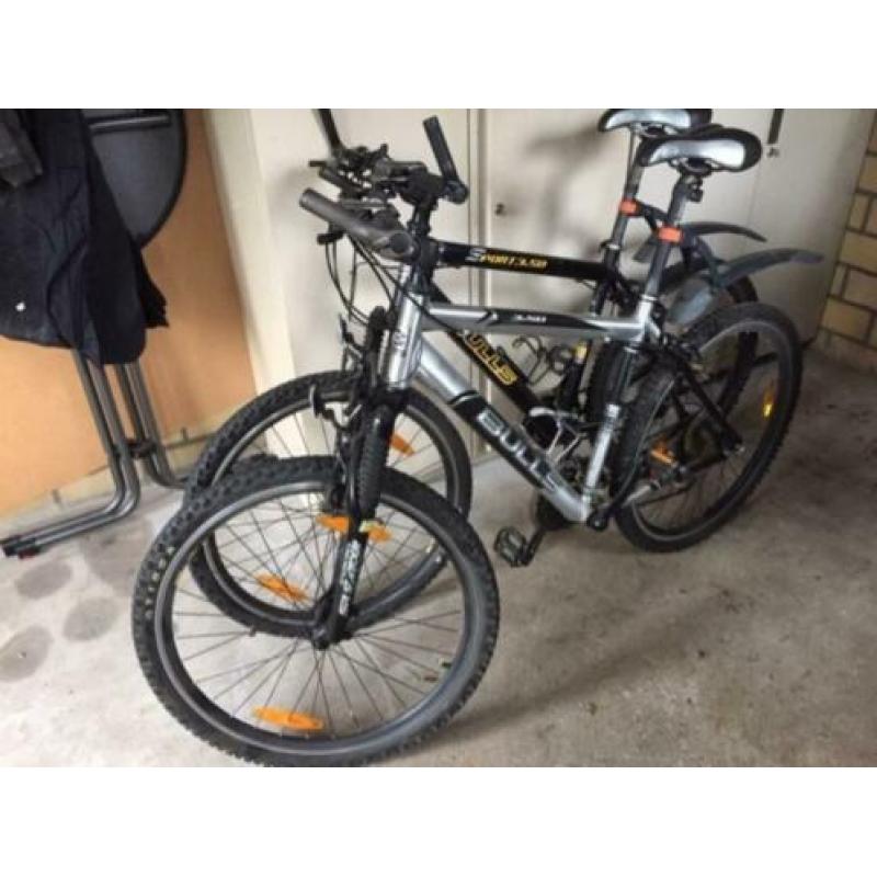 Twee mountainbikes Bulls 3.5 sport