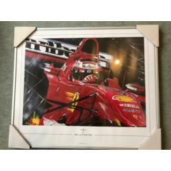 Schilderij Michael Schumacher