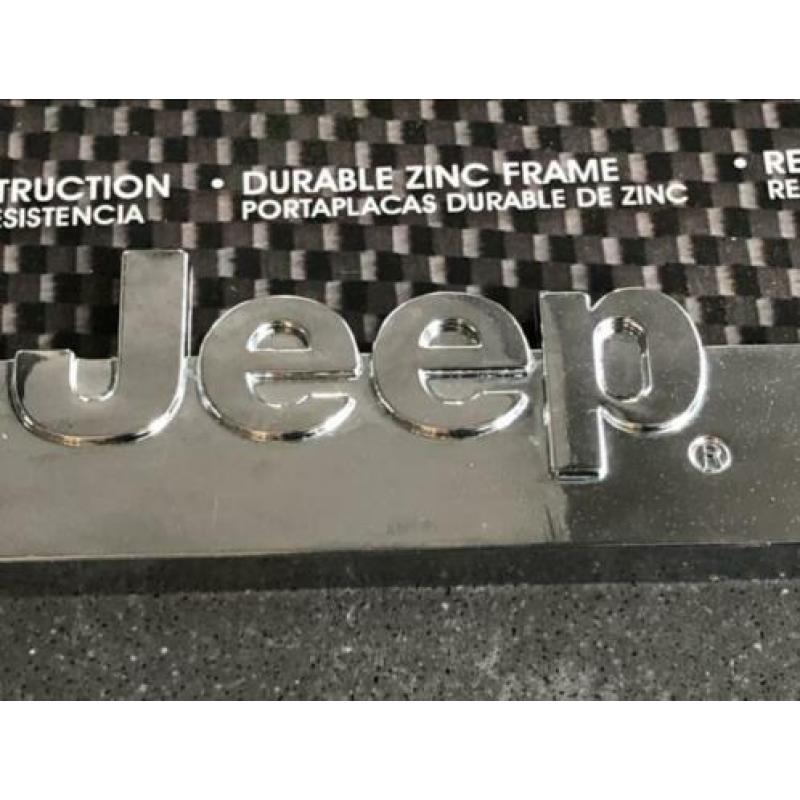 Jeep kentekenplaat frame