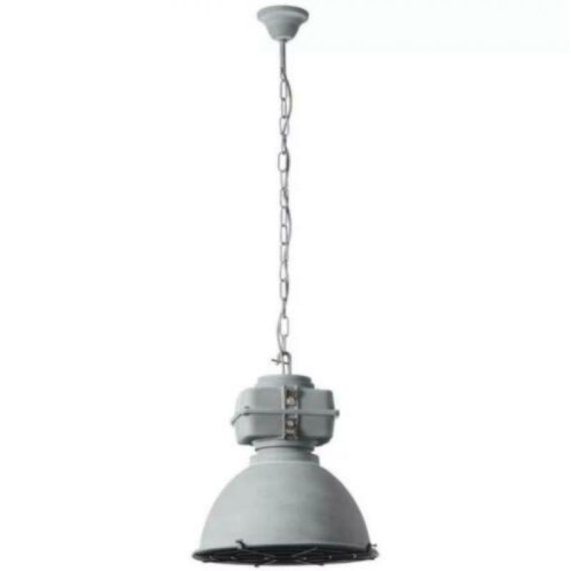 Hanglamp Industrieel Metaal-Beton look! Nog Nieuw! Was 110!!