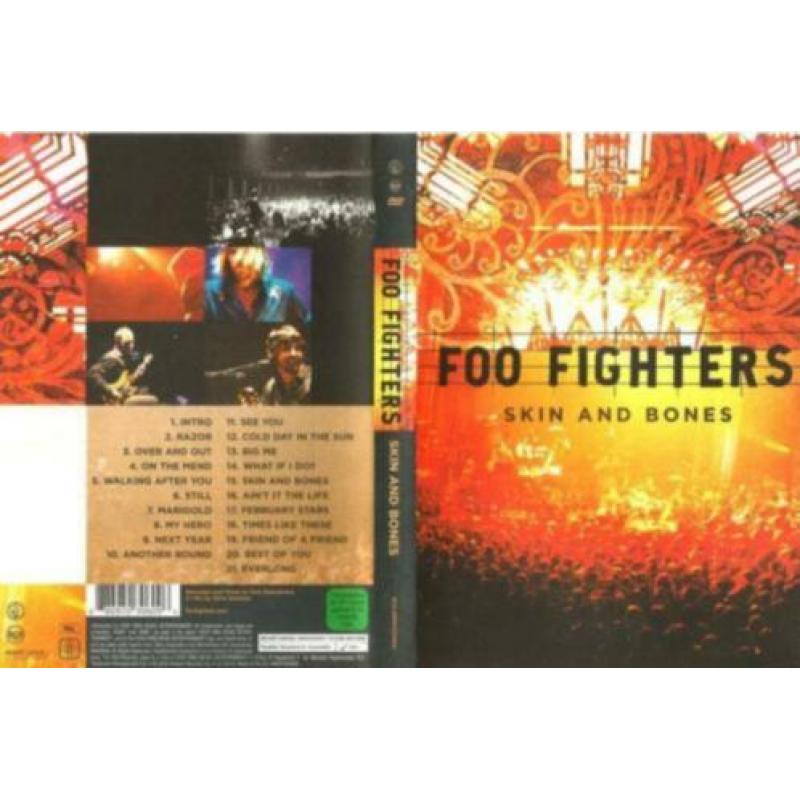 Skins& Bones Foo Fighters dvd