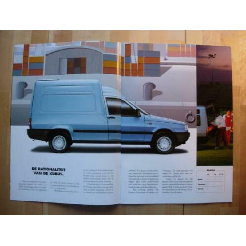 Fiat Fiorino 1998 Brochure – Bestelwagen & Pick-Up