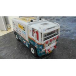 DAF GINAF Ralley truck Paris Dakar vierhouten CAT 1/43