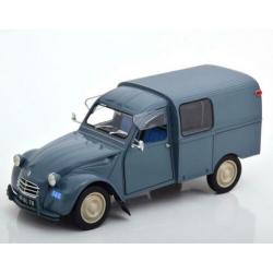 Citroen 2CV Fourgonette AK350 1966 Blauwgrijs 1-18 Norev