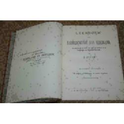 Leerboek der Aardrijkskunde van Nederland - Pluim 1901 !!