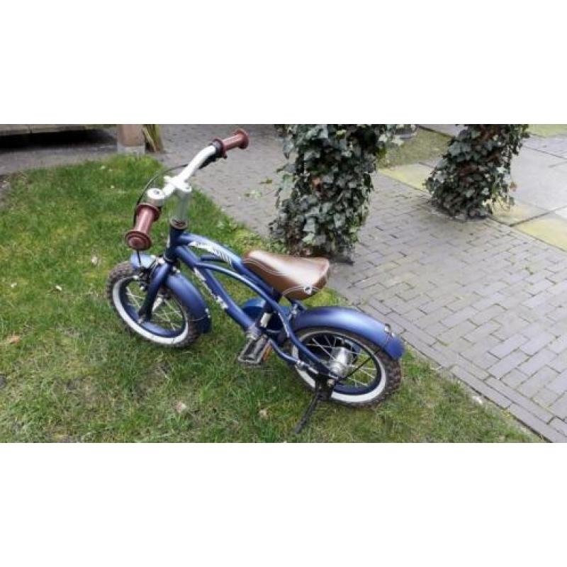 Kinderfiets 12 inch yipeeh bleu cruiser