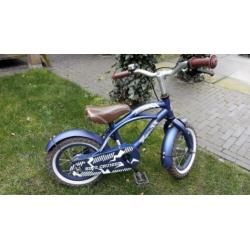 Kinderfiets 12 inch yipeeh bleu cruiser