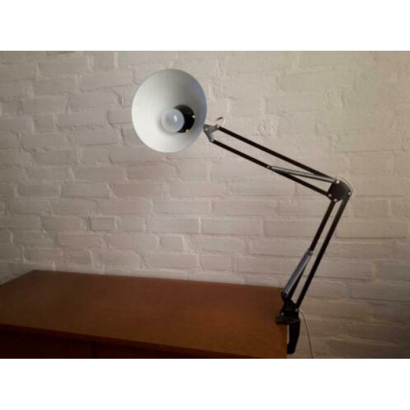 Vintage retro bureaulamp schaarlamp architectenlamp jaren 60