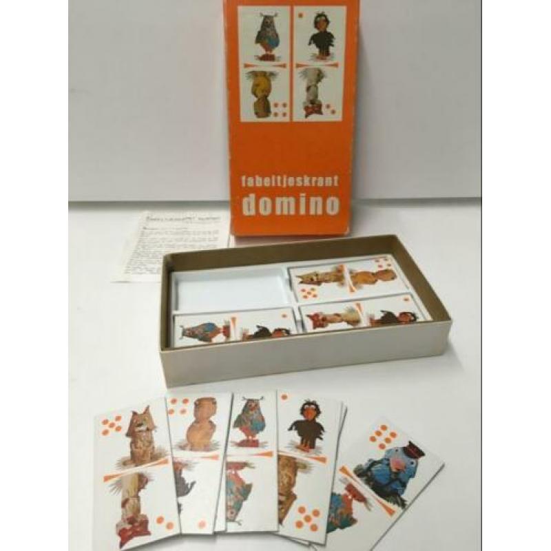 Fabeltjes krant Domino vintage spel