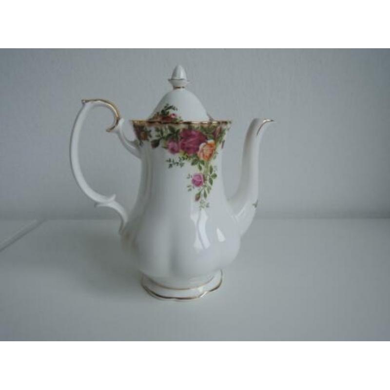 Prachtige koffie/thee pot Royal Albert Old Country Roses 0,8