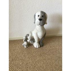 Aardewerk hond ?? 0.40 cm.doe je bod.