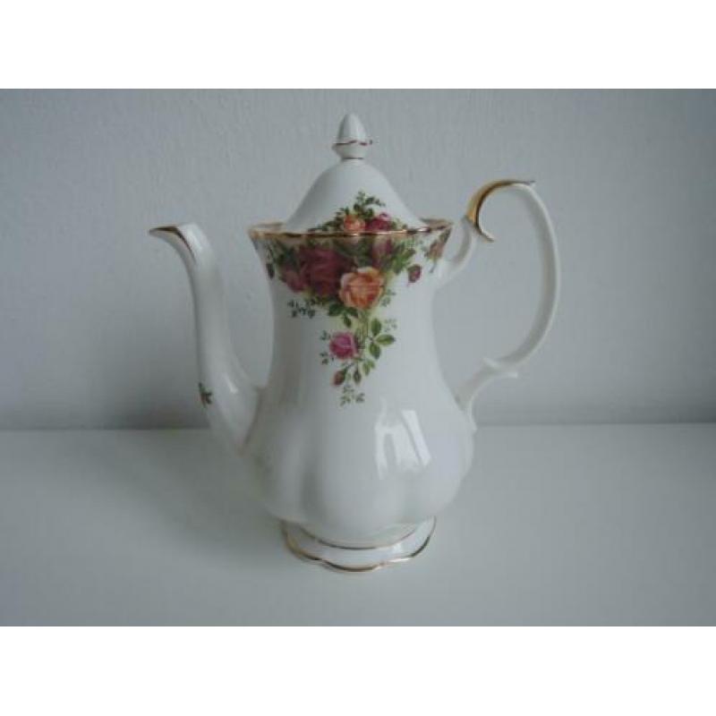 Prachtige koffie/thee pot Royal Albert Old Country Roses 0,8