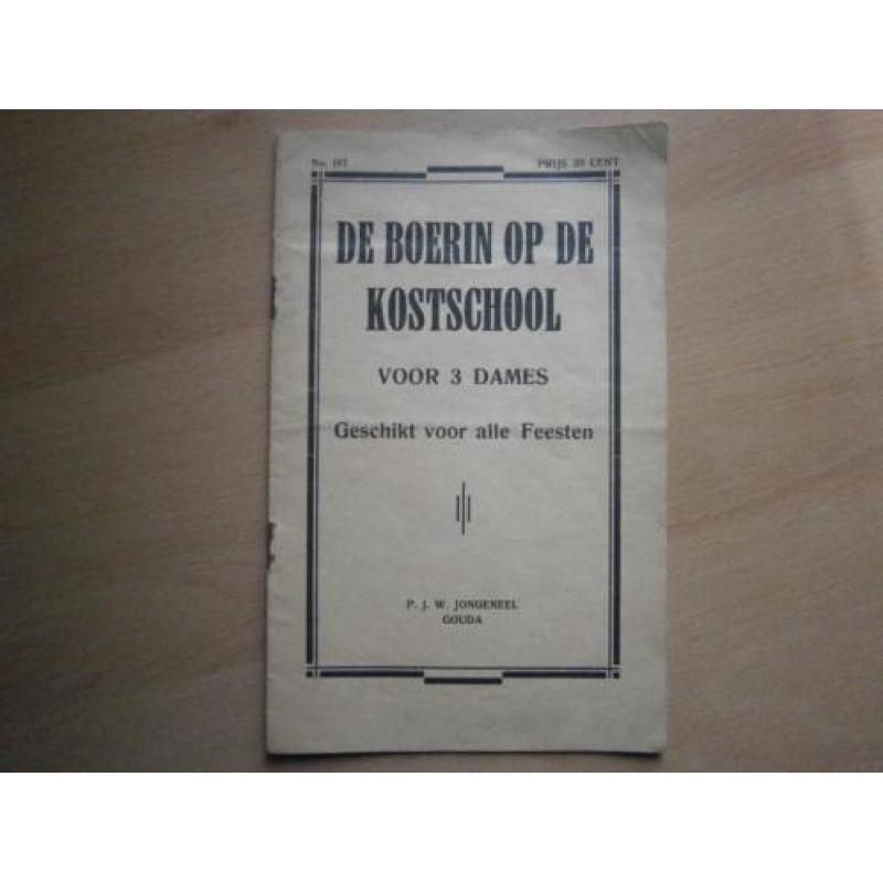 Voordracht - De Boerin op de Kostschool (No. 197)