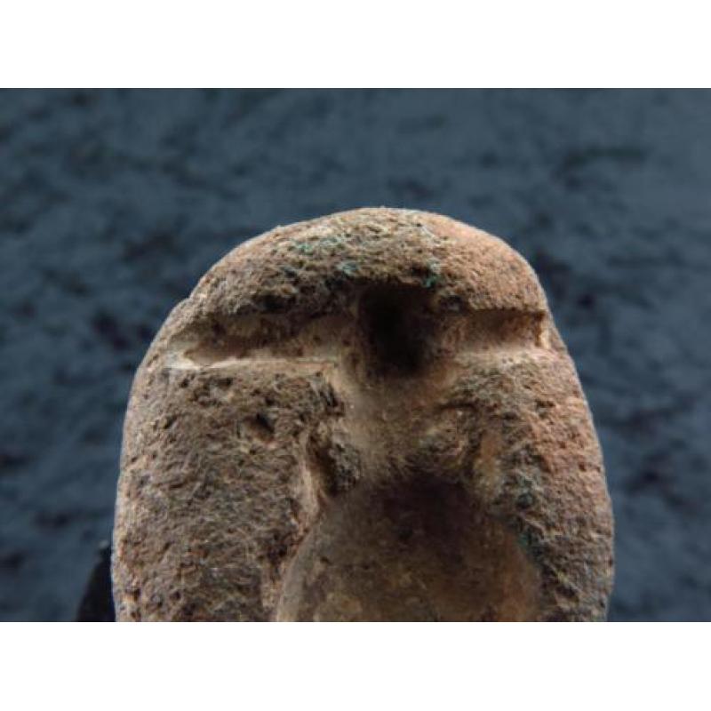 Egyptian stone mold for making faience or glass amulets