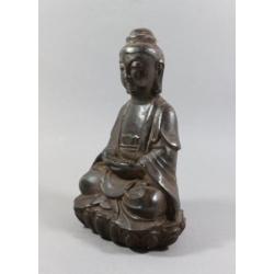 Bronzen boeddha met Dhyana Mudra China