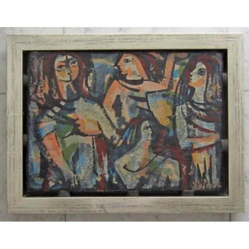 ==abstract kubistisch===figuren==Harry van de Boel 1928-2015