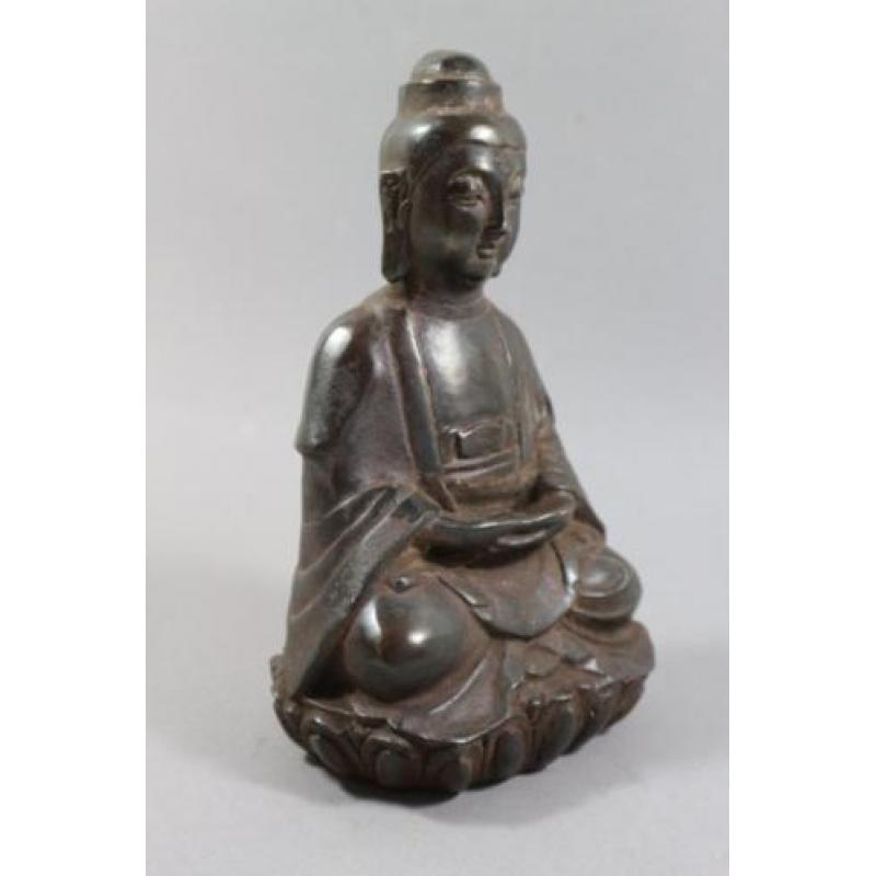 Bronzen boeddha met Dhyana Mudra China