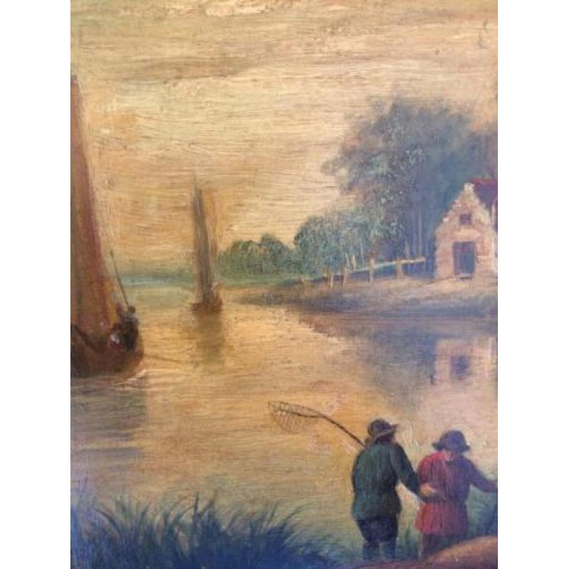 Oud sfeervol schilderij