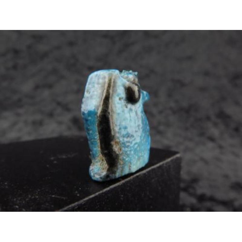 Egyptian faience Eye of Horus or Wedjat/Udjat with layed on