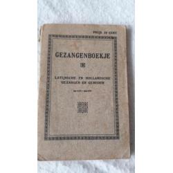 Rond 1915, Gezangenboekje, Latijnsche en Hollandsche gezang