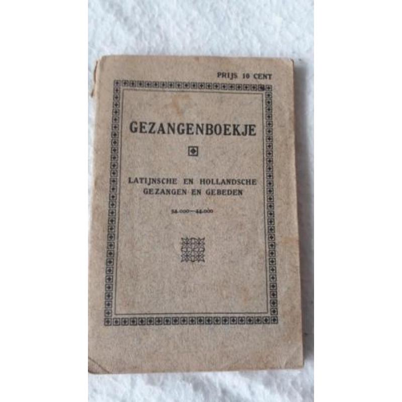 Rond 1915, Gezangenboekje, Latijnsche en Hollandsche gezang