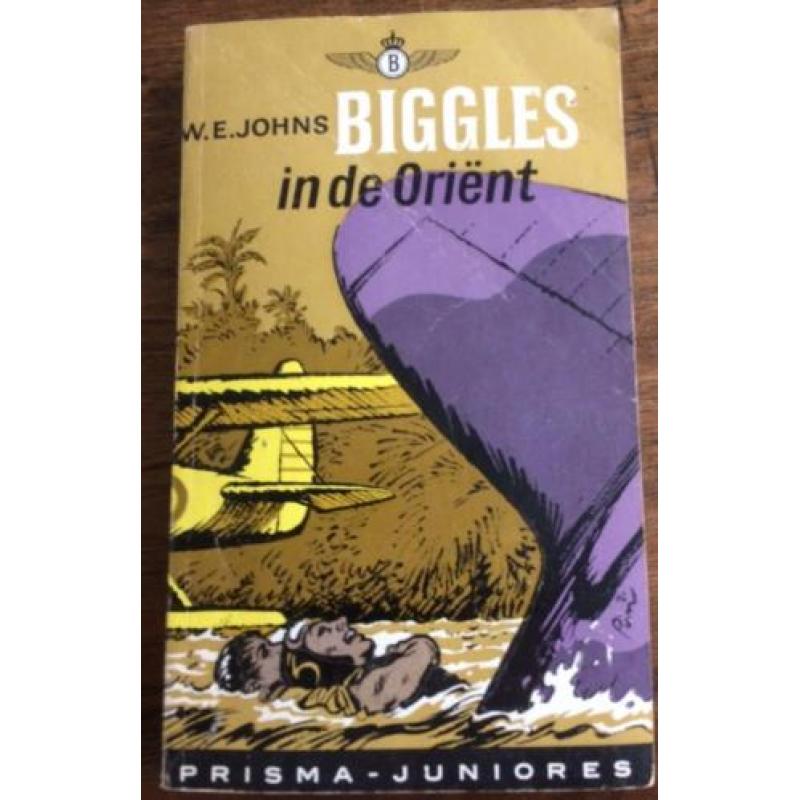 Boeken van Biggles in oude Pocket-uitgave