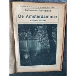 Boek Zondagsblad De Amsterdammer 1920-1922