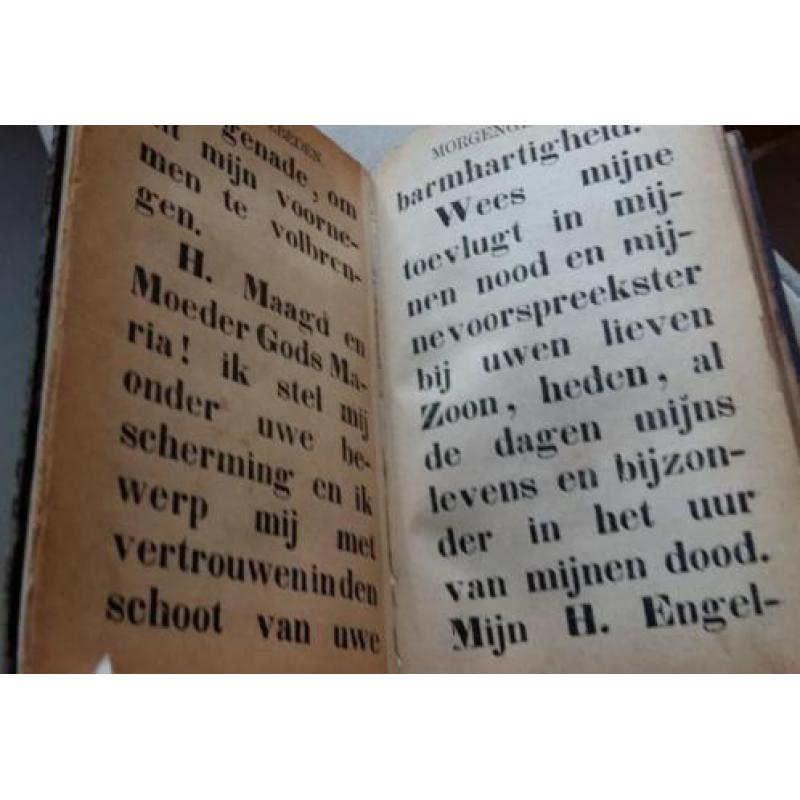 Antiek boek Engel Bestierder dyslexie uitgave gebedboek 1828