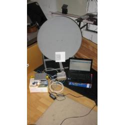 satelliet internet set voor camping, boot of 2e huis