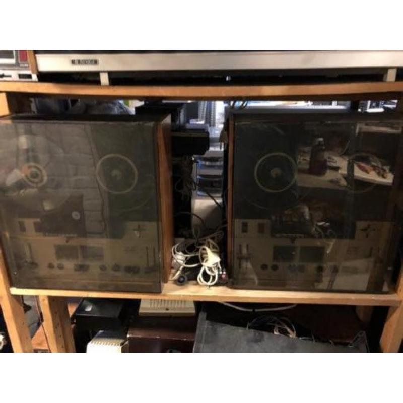 3x vintage Tandberg reel to reel recorder