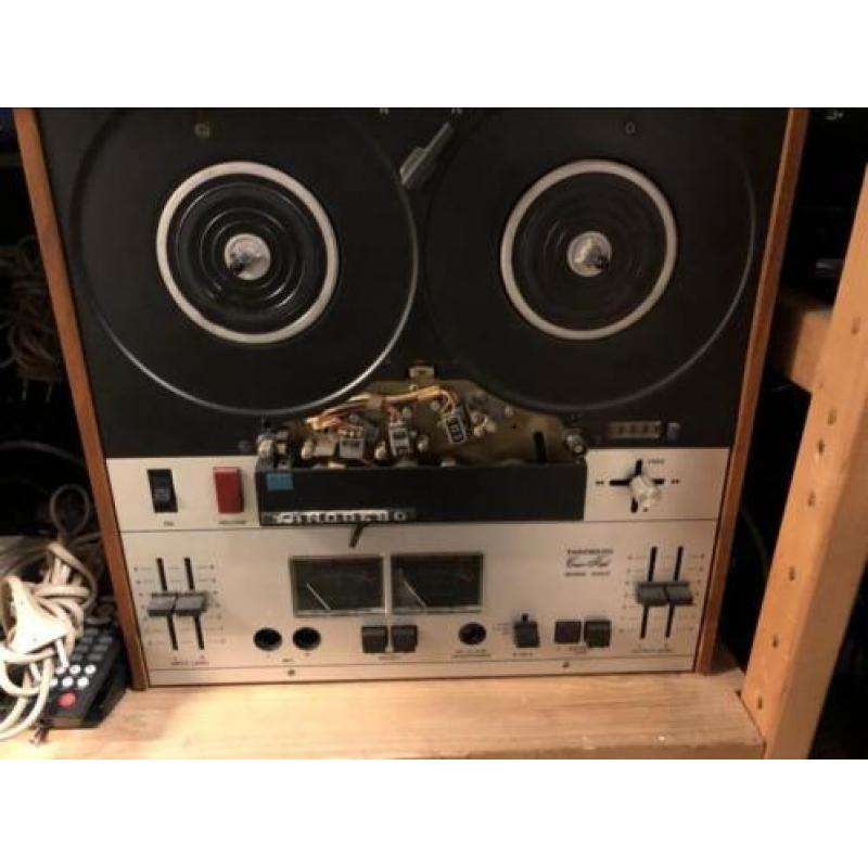 3x vintage Tandberg reel to reel recorder